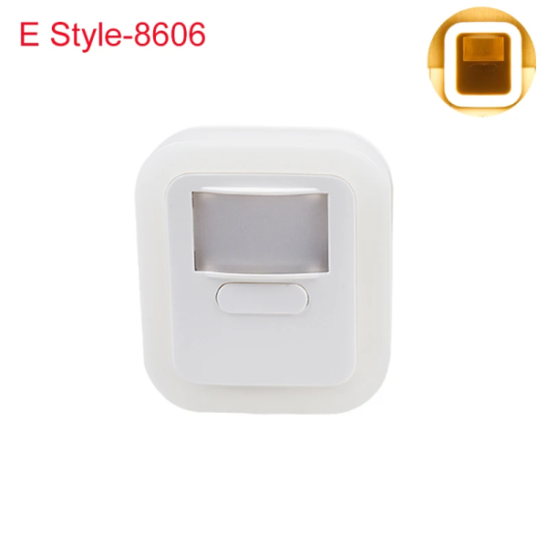 Press Switch LED Night Lights Light Control Smart Night Lamp Stair Corridor PIR Motion Sensor Night Light with Wireless Remote