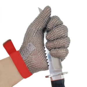 5 Level Anti-Cutting Work Gloves Stainless Steel Wire Safety Gloves Safety Stab Resistant Work Gloves Cut Metal