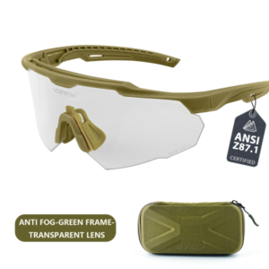 Professional Shooting Glasses UV400 ANSI Z87.1 Safe Airsoft Tactical Goggles anti Fog Mountaineering Fishing Sunglasses
