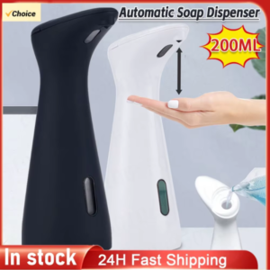 200ML Automatic Soap Dispenser Hand Sanitizer Dispenser Liquid Soap Container Touchless Sensor Smart Liquid Soap Dispenser