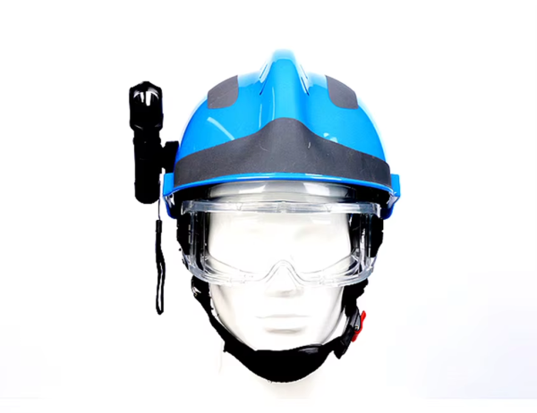 Firefighter Protective Helmetemergency Rescue Firefighting ABS Helmet with Headlamp and Gogglesf2 Safety Rescue Helmet