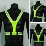 LED Reflective Running Vest Adjustable Warning Lights Safety Gear for Women/Men Cycling Mountain Road Bike Supplies
