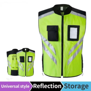 Motorcycle Safety Riding Suit Reflective Vest Motorcycle Travel Night Fluorescent Breathable Biker Vest Motorcycle Cooling Vest