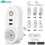 Wifi Smart Power Plug Adapter Electrical Outlet Schuko EU US AU UK Socket USB Timer Remote by Tuya App Alexa Google Home